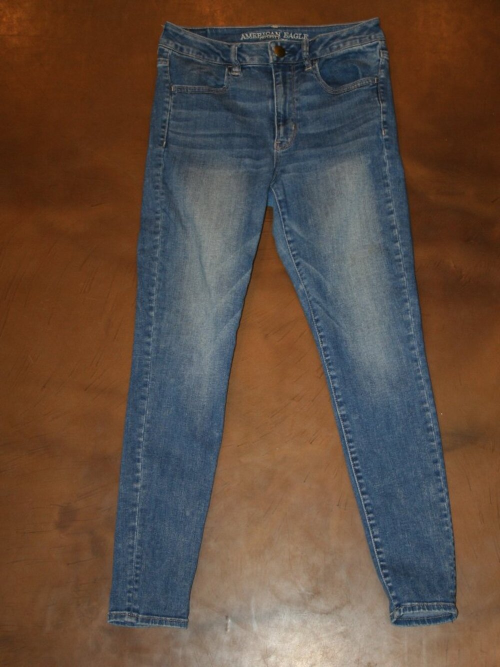 AMERICAN EAGLE Denim Jeans 27 x 27 Hi-Rise Jegging Super Stretch X 6 Short Women